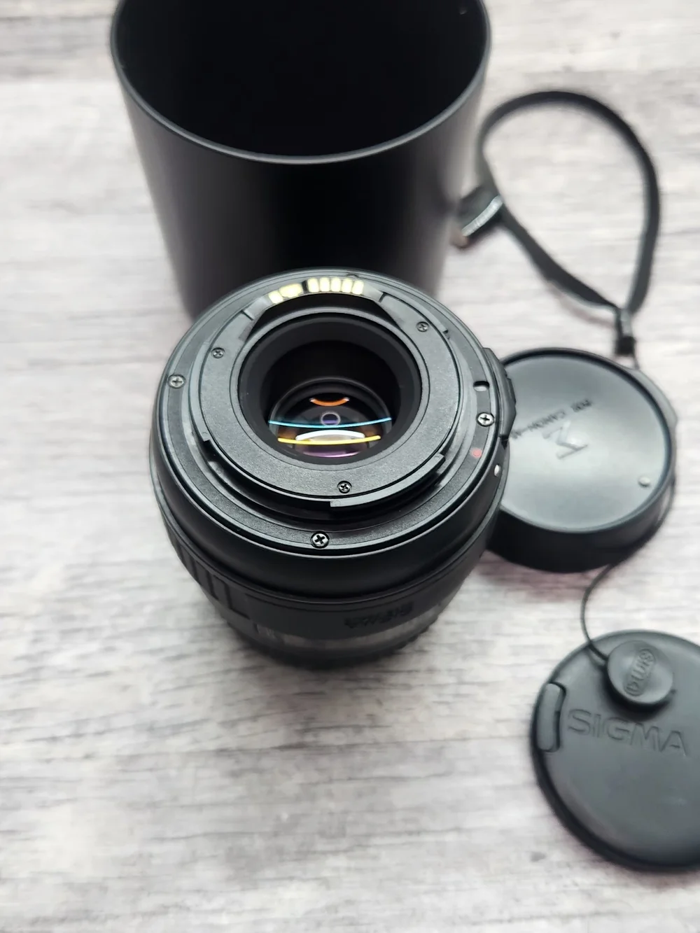 Sigma Beauty Camera Lens with Black Lens Caps - Black